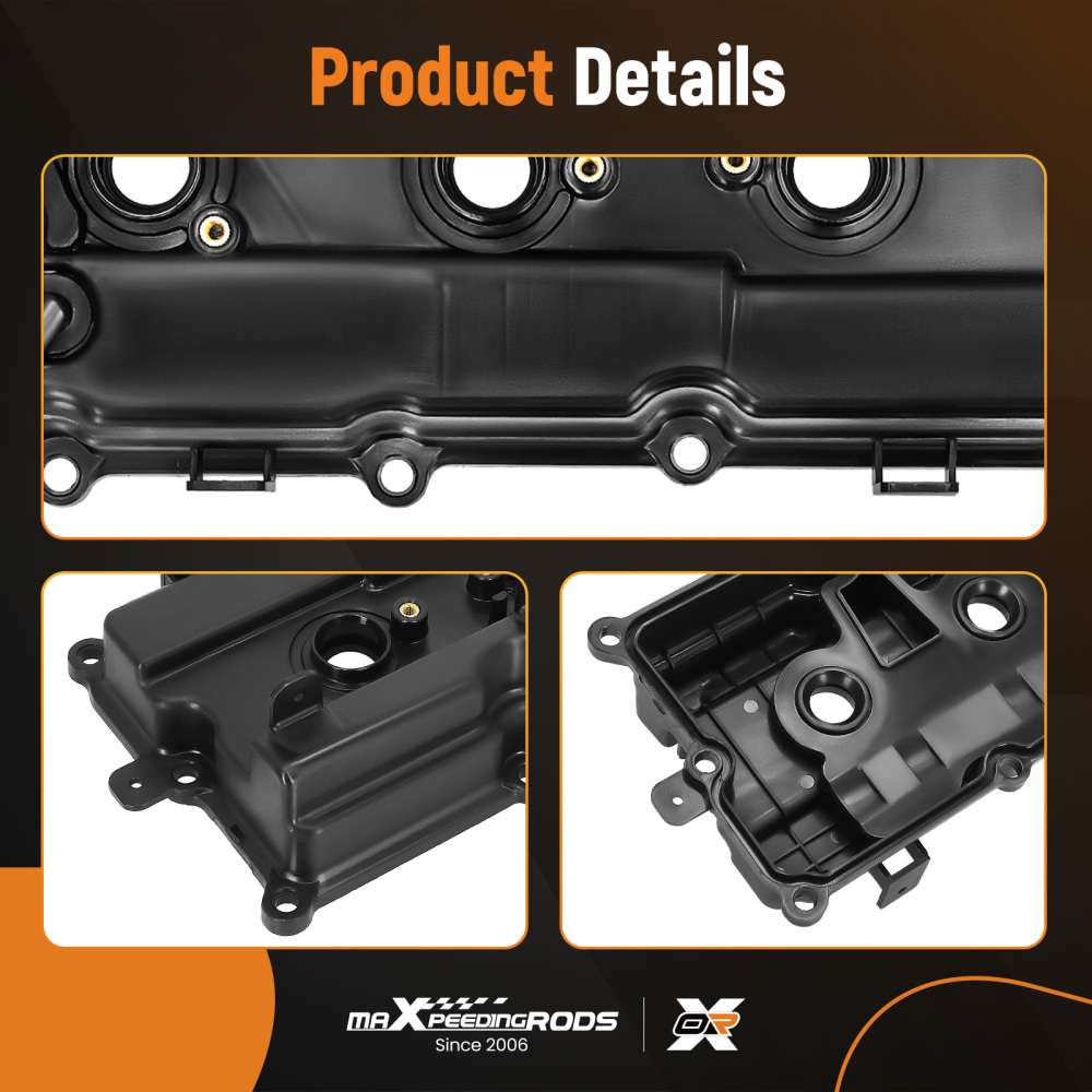 Valve Cover w/Gasket Kit compatible for Nissan Altima Maxima Murano Quest I35 3.5L 02-09