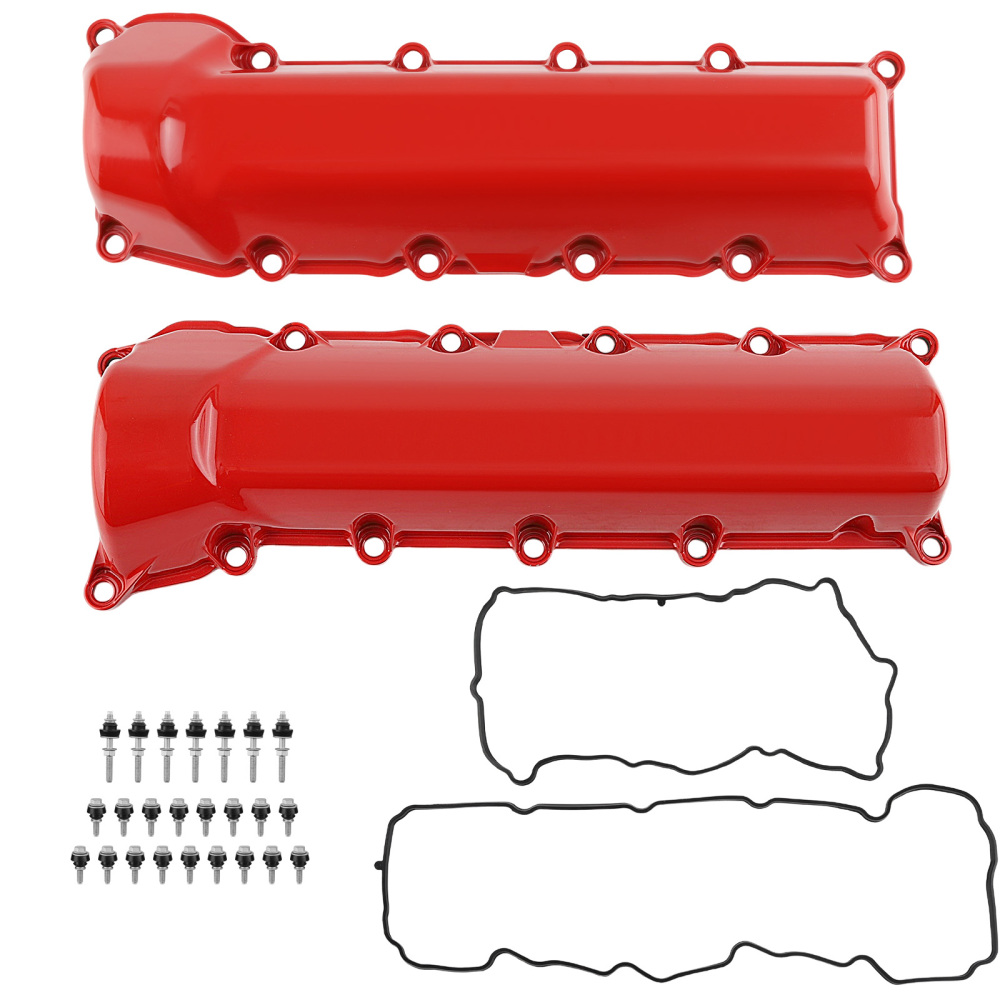 2 * Aluminum Valve Cover compatible for Dodge Durango compatible for Jeep Grand Cherokee 4.7L 2001-2007