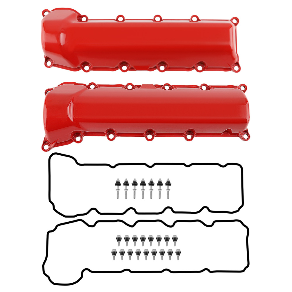 2 * Aluminum Valve Cover compatible for Dodge Durango compatible for Jeep Grand Cherokee 4.7L 2001-2007