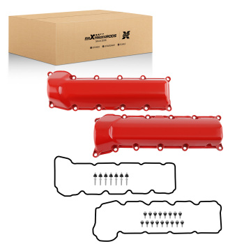 2 * Aluminum Valve Cover compatible for Dodge Durango compatible for Jeep Grand Cherokee 4.7L 2001-2007