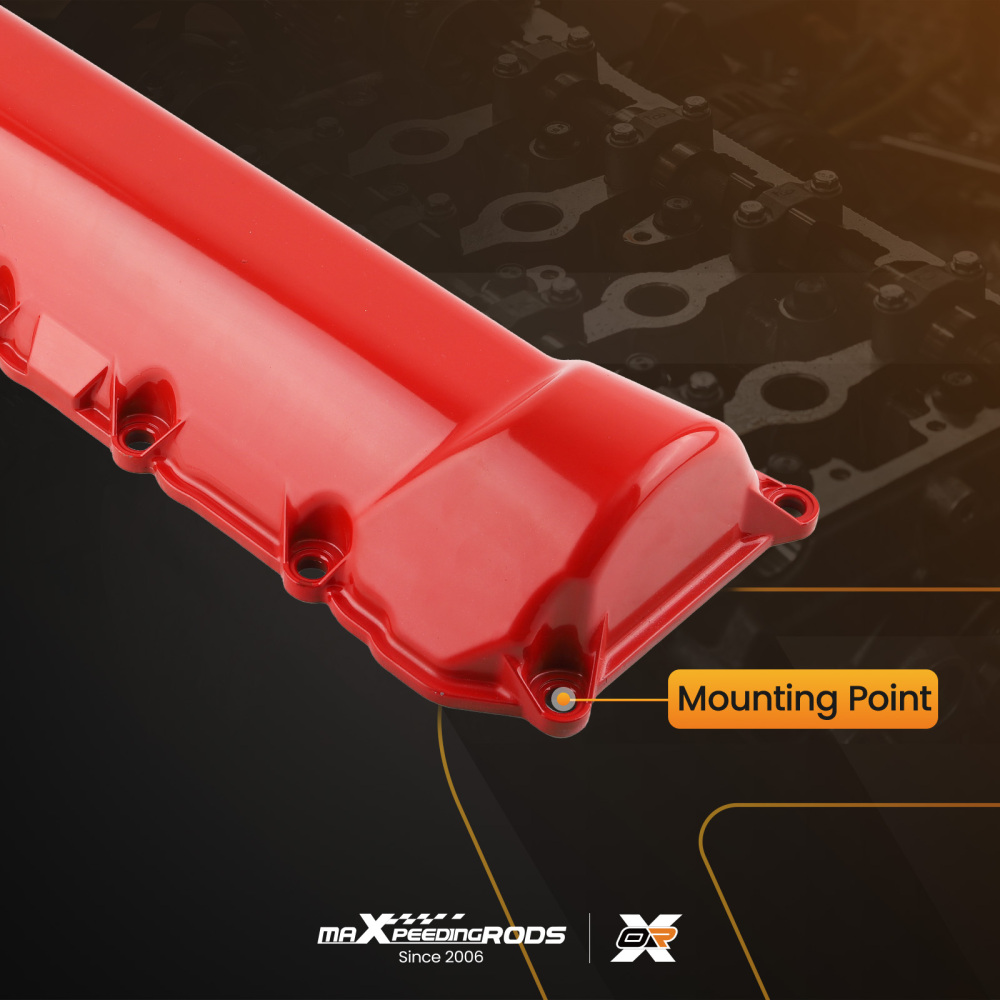 2 * Aluminum Valve Cover compatible for Dodge Durango compatible for Jeep Grand Cherokee 4.7L 2001-2007