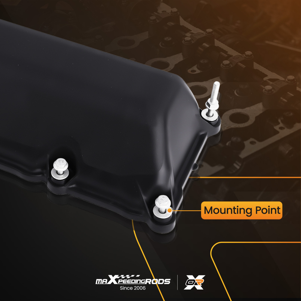 Engine Valve Cover w/ Gaskets compatible for Dodge Dakota compatible for Durango compatible for Ram 1500 4.7L 53021828AA