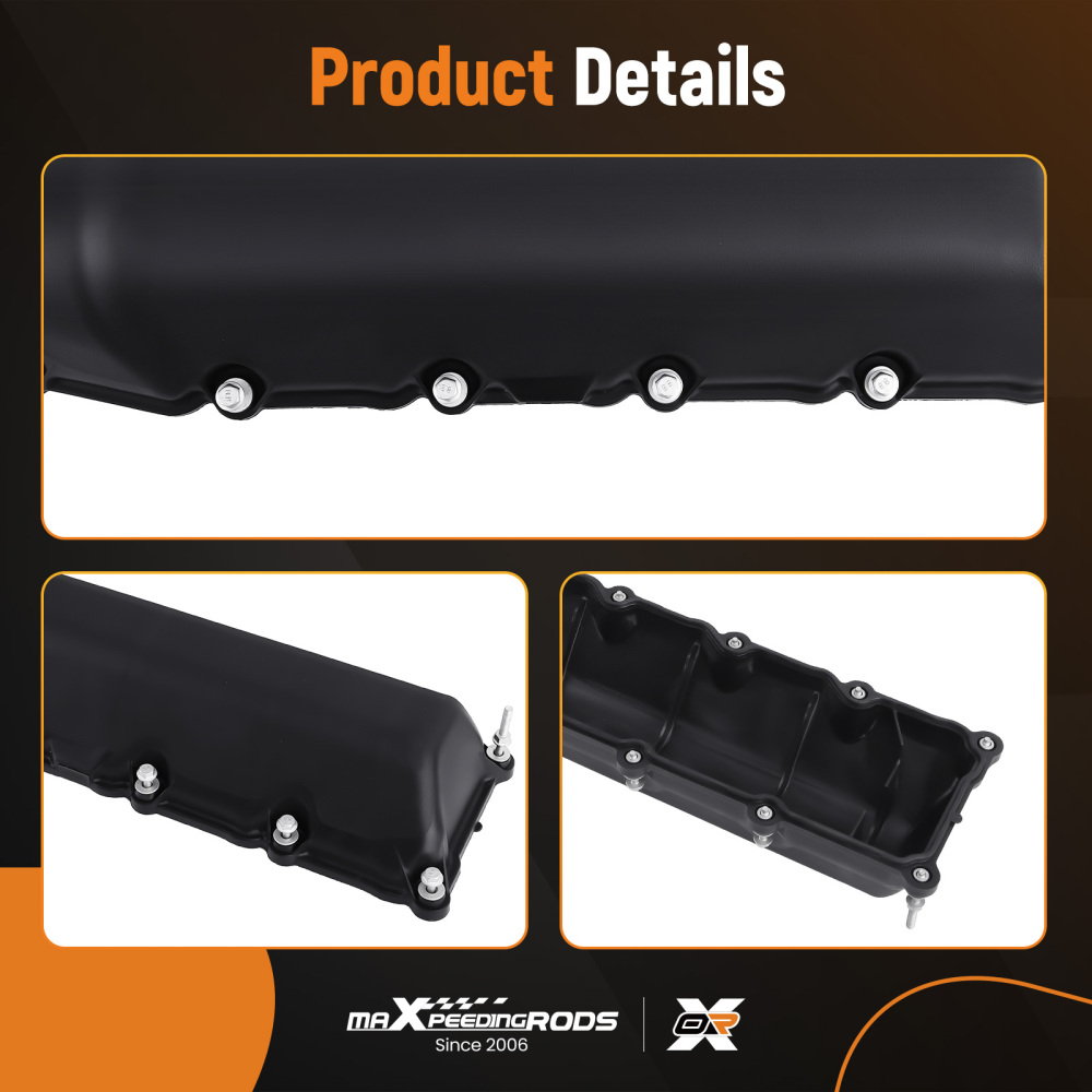 Engine Valve Cover w/ Gaskets compatible for Dodge Dakota compatible for Durango compatible for Ram 1500 4.7L 53021828AA