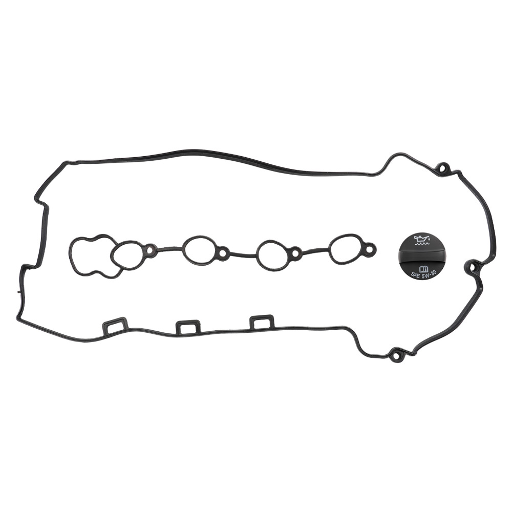 Aluminum Engine Valve Cover compatible for Chevrolet Malibu 2.4L 08-2012 12587283 12602915