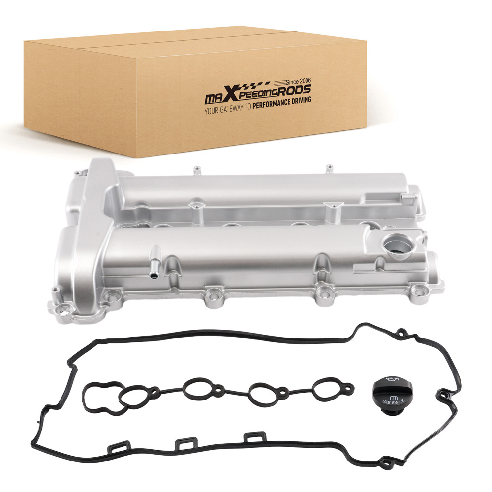 Aluminum Engine Valve Cover compatible for Chevrolet Malibu 2.4L 08-2012 12587283 12602915
