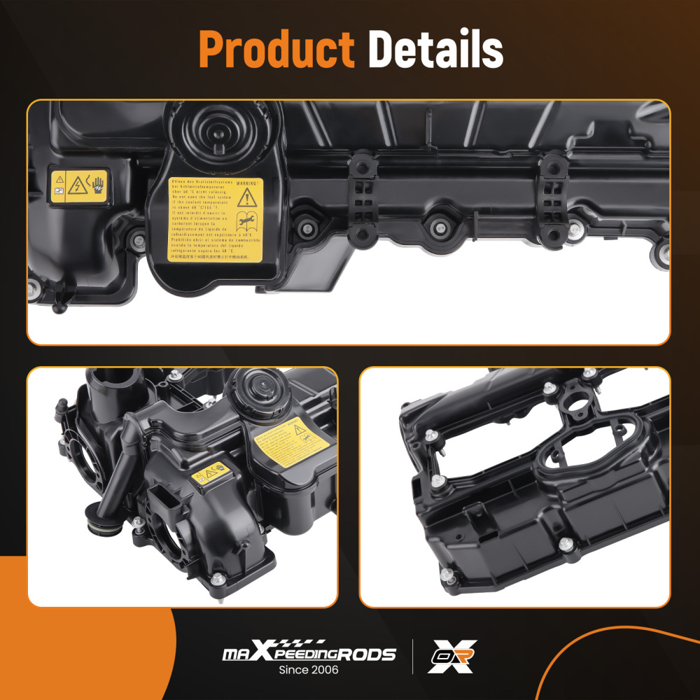 Valve Cover w/ Gasket compatible for BMW N20 228i 320i 328i 528i xDrive X3 X5 X1 Z4 L4 2.0L