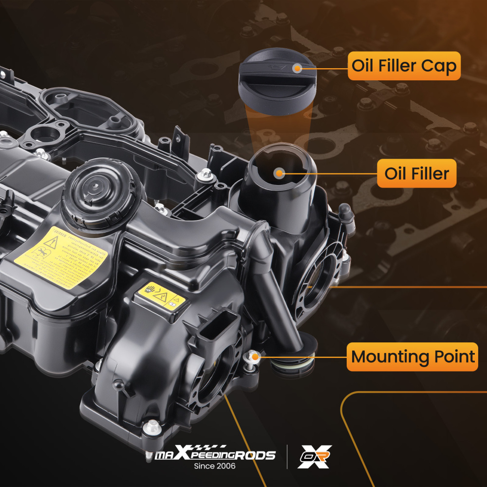 Couverture ROCKER CAM Valve Cover compatible pour BMW Z4 Roadster E89 sDrive 28i 11127588412