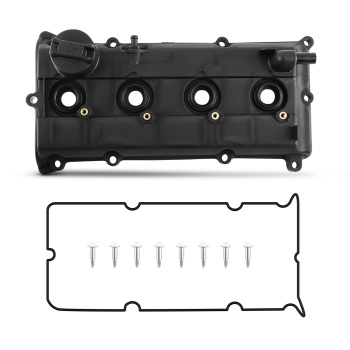 Engine Valve Cover w/ Gasket Kit compatible for Nissan X-Trail T30 2.0L 2.5L 13264-8H303