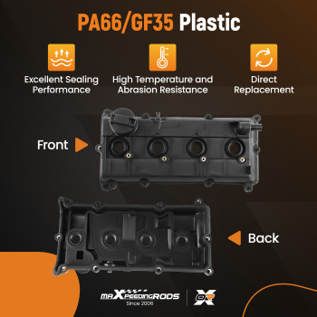 Engine Valve Cover w/ Gasket Kit compatible for Nissan X-Trail T30 2.0L 2.5L 13264-8H303