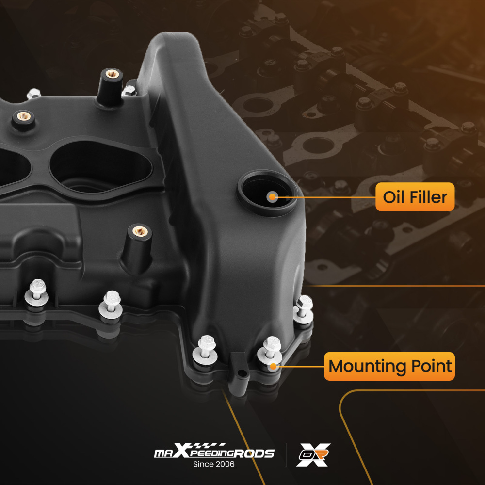 Engine Valve Cover Set compatible for Chevy Colorado GMC Canyon compatible for Hummer H3 3.5L 2004-2006