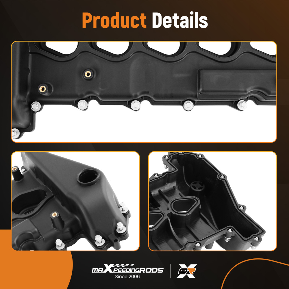 Engine Valve Cover Set compatible for Chevy Colorado GMC Canyon compatible for Hummer H3 3.5L 2004-2006