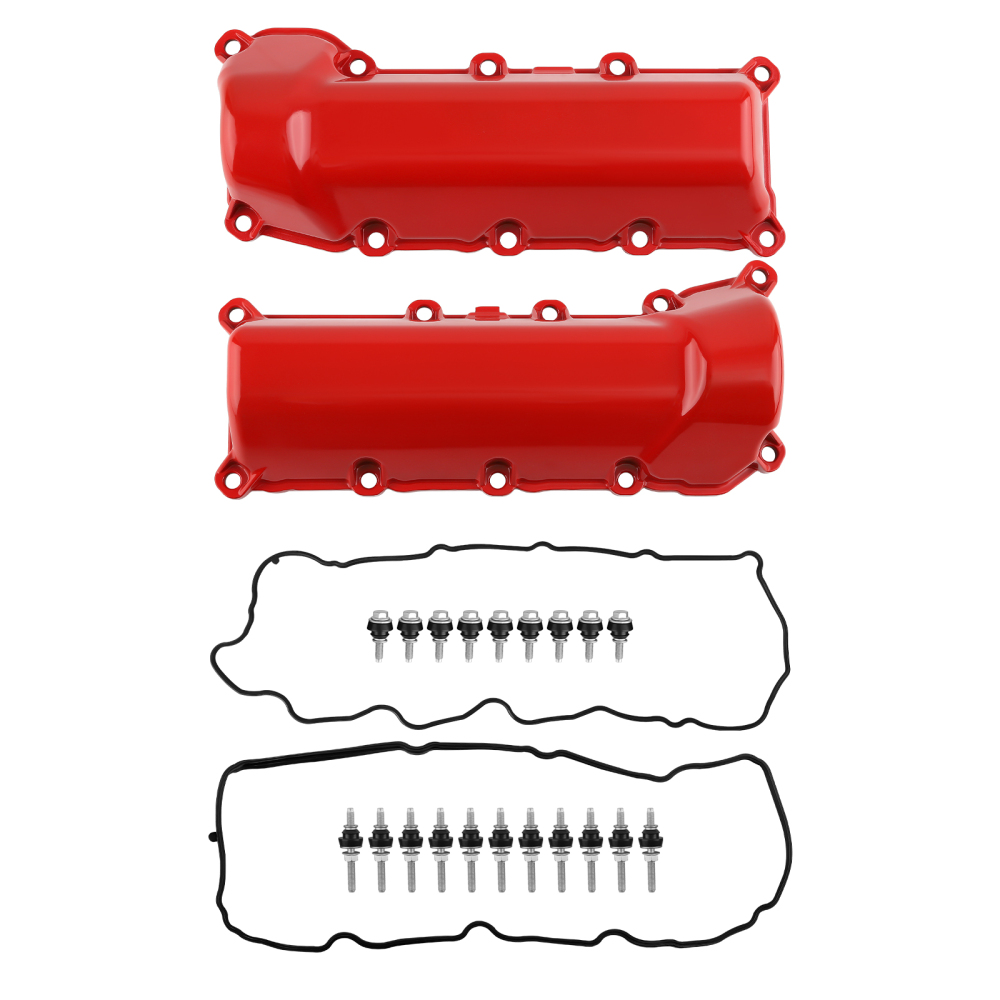 Aluminum Valve Cover Set compatible for Dodge Dakota compatible for Durango compatible for RAM 1500 3.7L V6 2004-2010