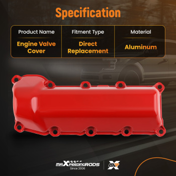 Aluminum Valve Cover Set compatible for Dodge Dakota compatible for Durango compatible for RAM 1500 3.7L V6 2004-2010