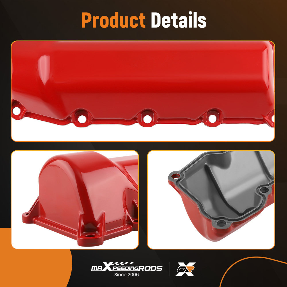 Aluminum Valve Cover Set compatible for Dodge Dakota compatible for Durango compatible for RAM 1500 3.7L V6 2004-2010