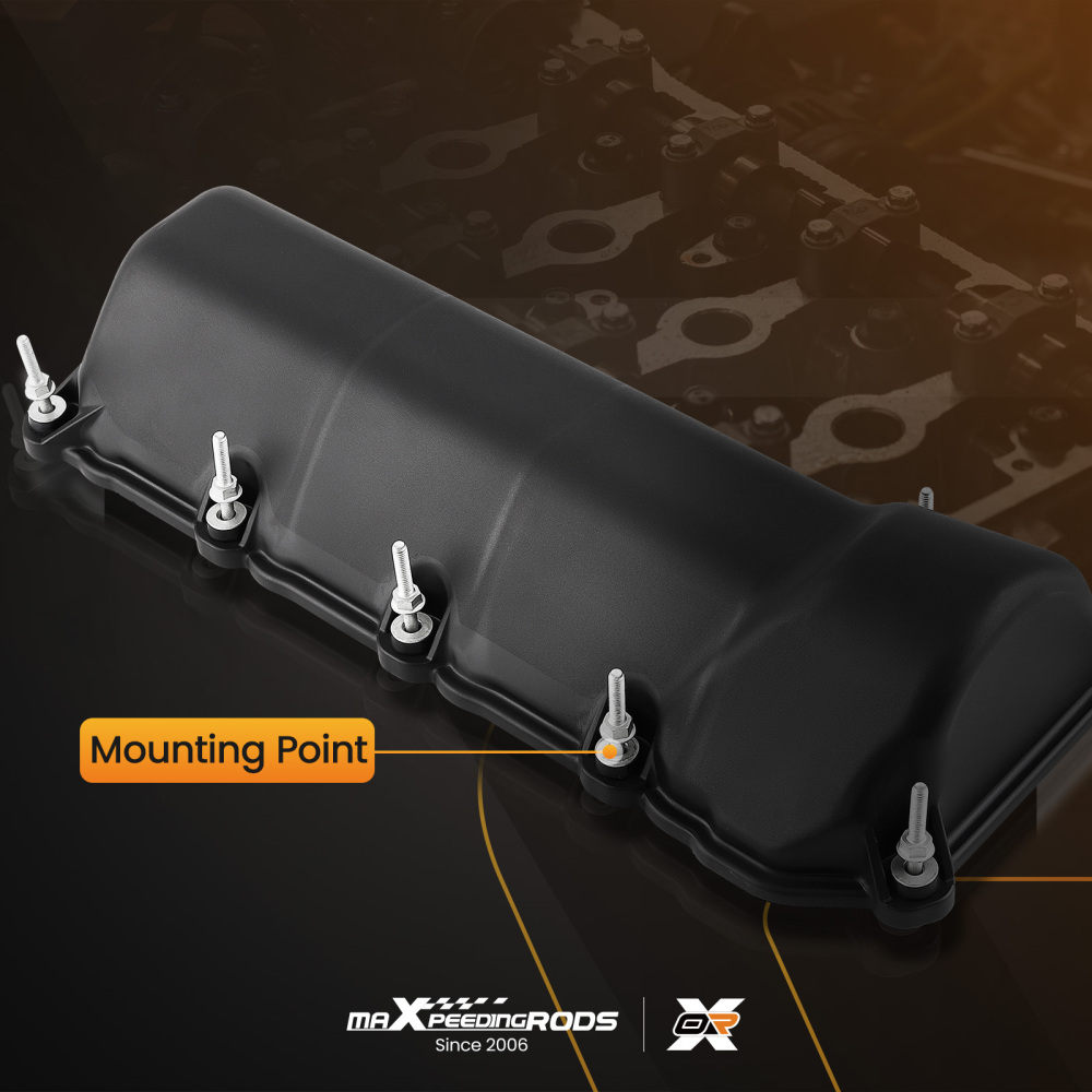 2x Valve Covers Set compatible for Dodge Ram 1500 compatible for Durango Grand Cherokee 3.7L 2002-2012