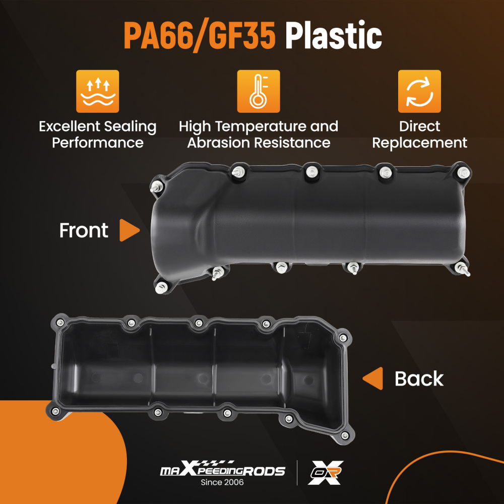 Right Side Valve Cover compatible for Dodge Ram 1500 compatible for Durango Grand Cherokee 3.7L 2002-2012