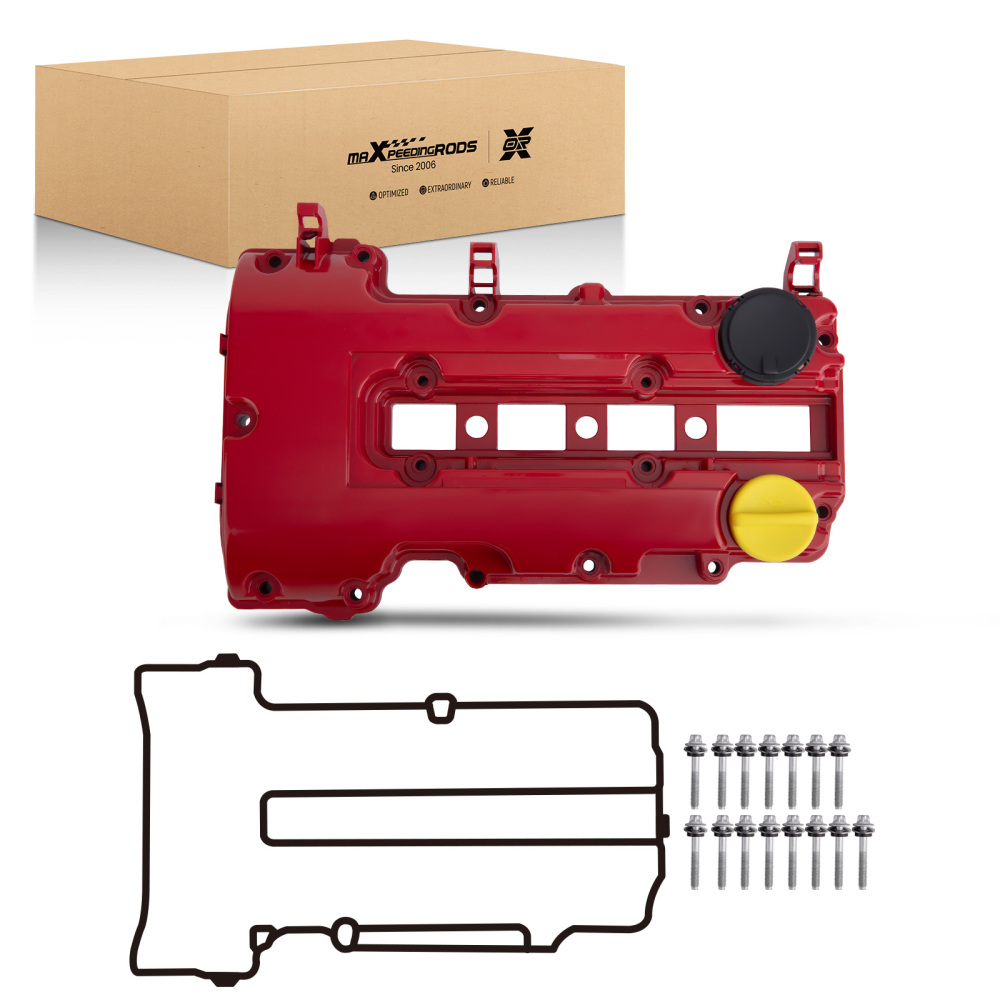 Aluminum Valve Cover w/ GasketOil Cap for Chevy Cruze Sonic Volt 1.4L 11-19
