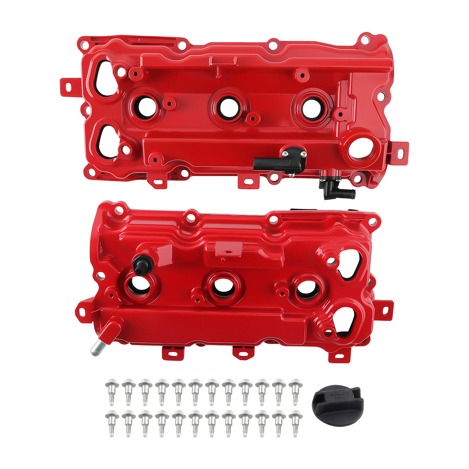 2* Aluminum Valve Covers compatible for Nissan Maxima V6 3.5L 2009