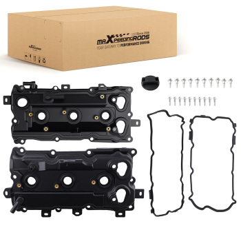 Pair Valve Covers Set compatible for Nissan Altima Maxima Murano compatible for Infiniti QX60 3.5L 09-20