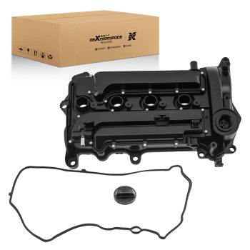 Black Aluminum Valve Cover compatible for Honda Accord 1.5L 2018-2024 123106A0A01
