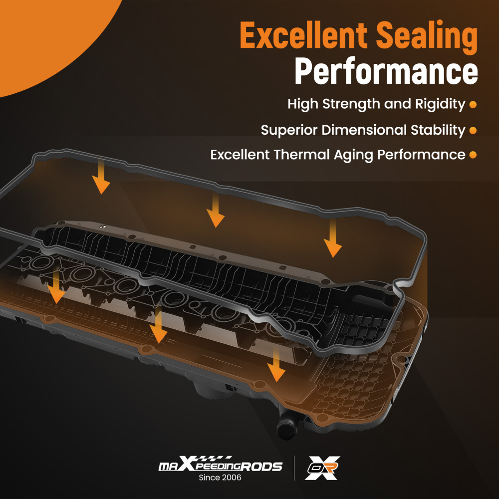 Engine Valve Cover w/ Gasket For E46 E39 E53 325xi 325i 330i 525I X5 11121432928