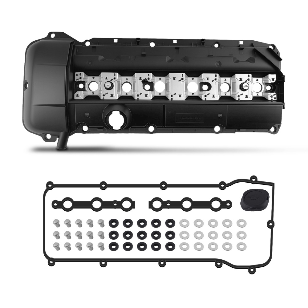 Engine Valve Cover w/ Gasket For E46 E39 E53 325xi 325i 330i 525I X5 11121432928