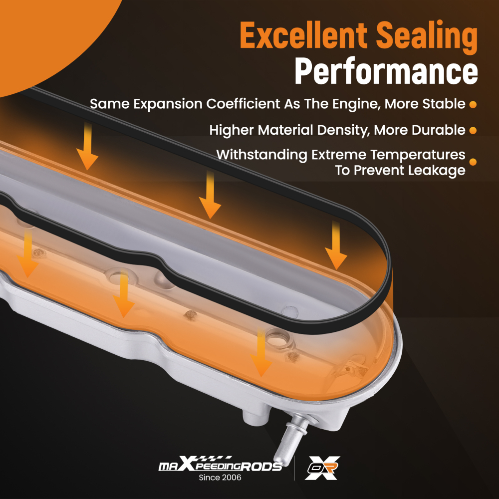 Engine Valve Cover w/ Gasket compatible for Chevy Silverado 2500 3500 2009-2016 264-969