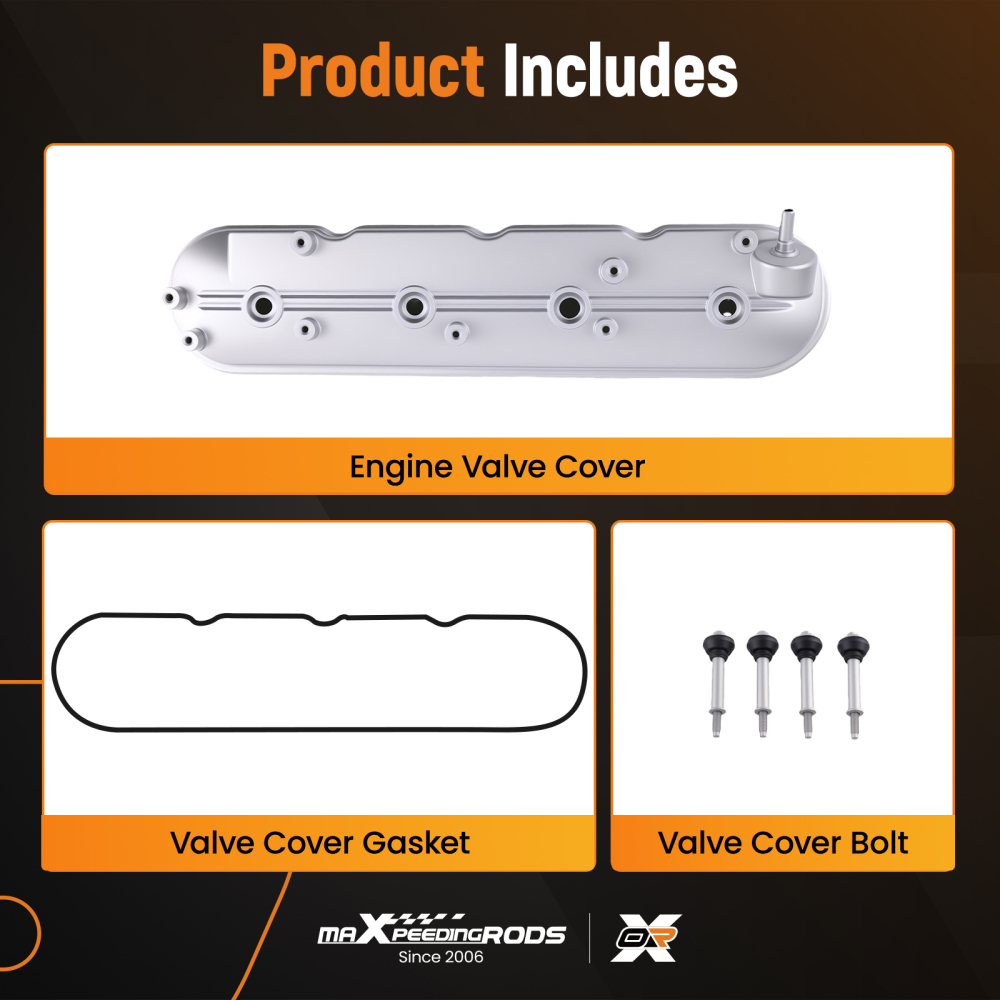 Engine Valve Cover w/ Gasket compatible for Chevy Silverado 2500 3500 2009-2016 264-969