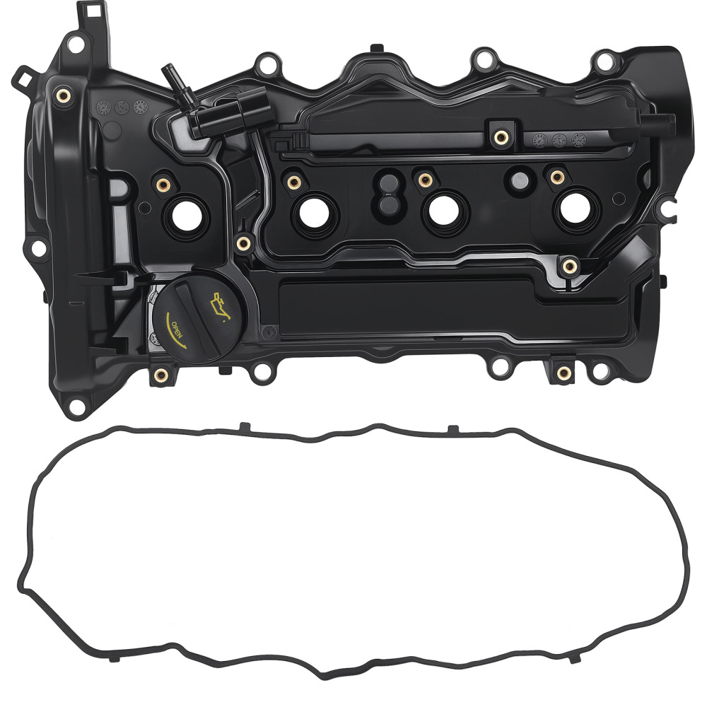 Engine Valve Cover W/ Gasket compatible for Honda Accord 2013-2017 CR-V 2015-19 L4 2.4L