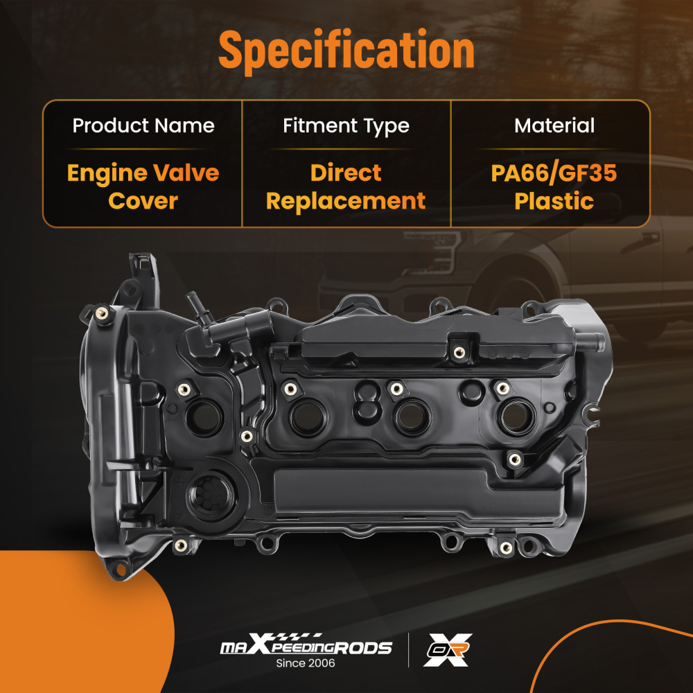 Engine Valve Cover w/ Gasket compatible for Honda Accord 2013-17 CR-V 15-19 12310RDFA01