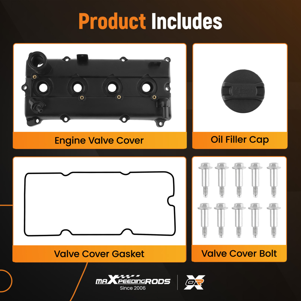 Engine Valve CoverGasket Bolts compatible for Nissan Frontier 2.5L 2005-2017 13264EA000