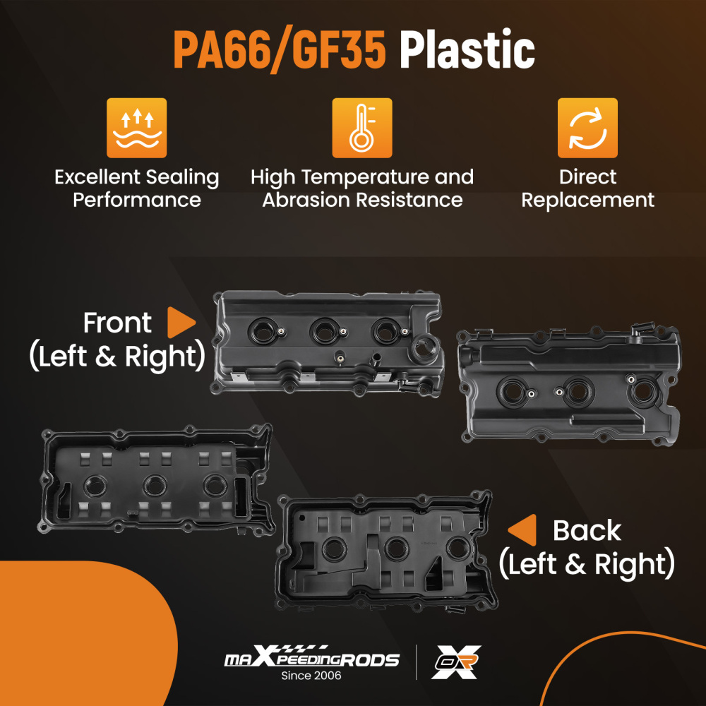 Compatible for NISSAN Frontier Pathfinder Xterra NV1500 2500 4.0L 05-17 Valve Cover Set