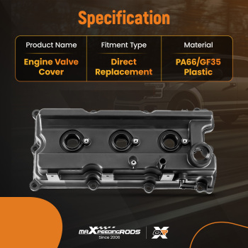 Engine Valve Cover compatible for Nissan Frontier NV1500 4.0L V6 2005-2019 13264-EA200
