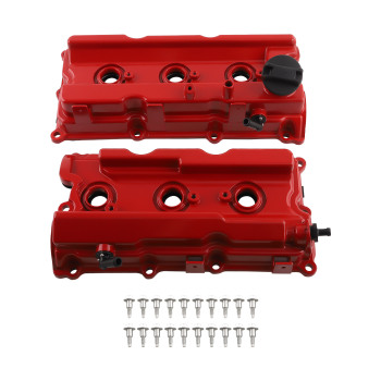 2pcs Aluminum Valve Cover compatible for Nissan Frontier Pathfinder Xterra 4.0L 2005-2019