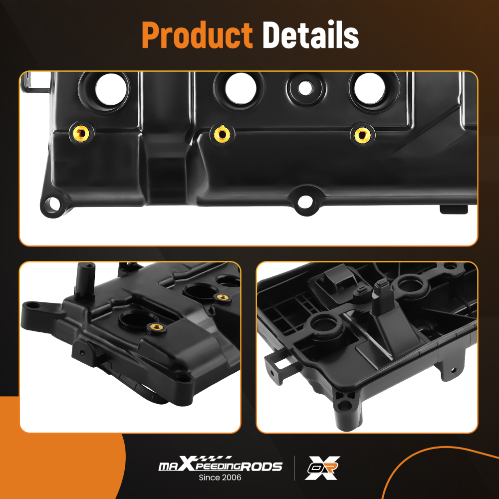 Engine Valve Cover w/ Gasket compatible for Nissan Versa 2007-2010-2012 L4 1.8L 13264EM30A