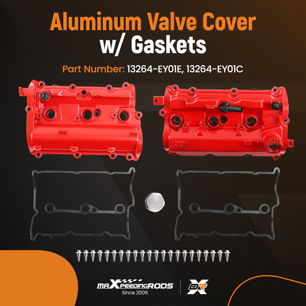 Engine Valve Covers Kit compatible for Infiniti Q50 Q60 3.7L 2014-2015 (Left & Right Side)