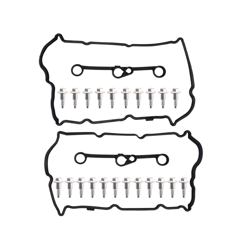 2x Aluminum Valve CoverGasket Set compatible for Infiniti G37 3.7L 2008-2013 13264-EY01E