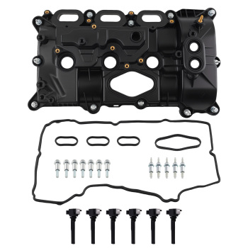 Engine Valve Cover6 Ignition Coils compatible for Ford F-150 3.5L V6 2017-2020