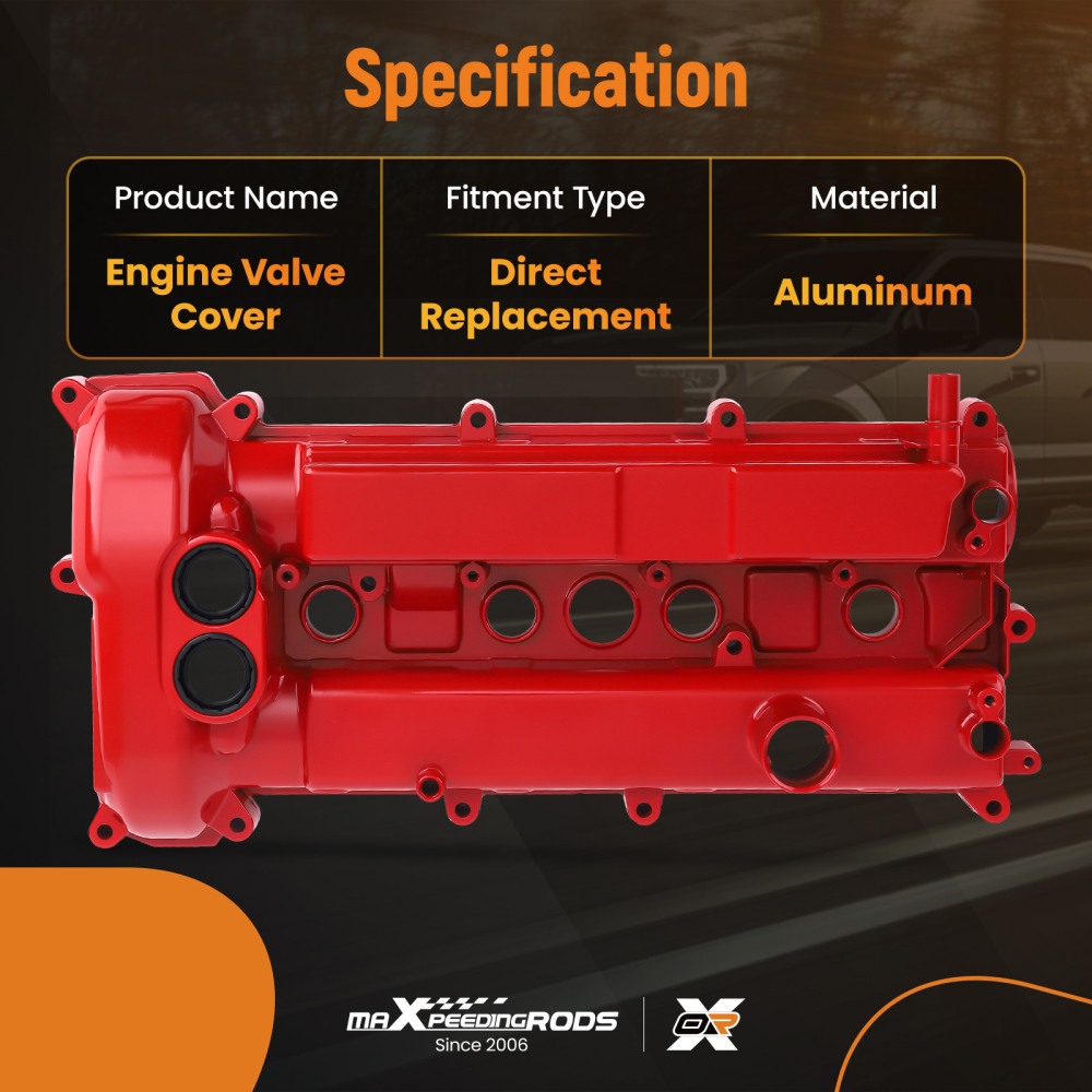 Upgrade Aluminum Valve Cover compatible for Ford Focus 2.0L 2014-2018 compatible for Ecosport 2018-2021