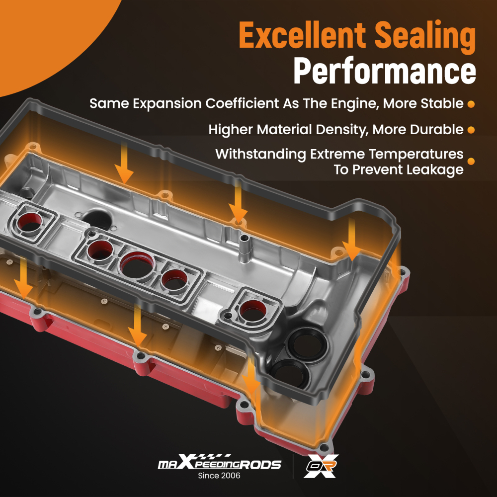 Upgrade Aluminum Valve Cover compatible for Ford Focus 2.0L 2014-2018 compatible for Ecosport 2018-2021