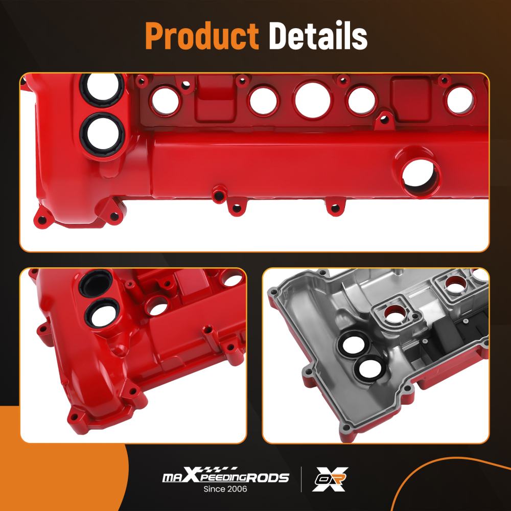 Upgrade Aluminum Valve Cover compatible for Ford Focus 2.0L 2014-2018 compatible for Ecosport 2018-2021