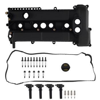 Engine Valve Cover compatible for Ford EcoSport 2.0L 2018-2021 FM5Z6582E DOHC Black
