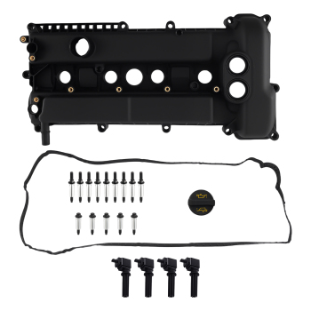 Engine Valve Cover4 Coils compatible for Ford Mustang Focus 2.0L 2.3L 2012-2020