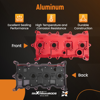 Upgrade Aluminum Valve Cover Set compatible for Nissan Altima Sentra SE-R 2.5L 2007-2012