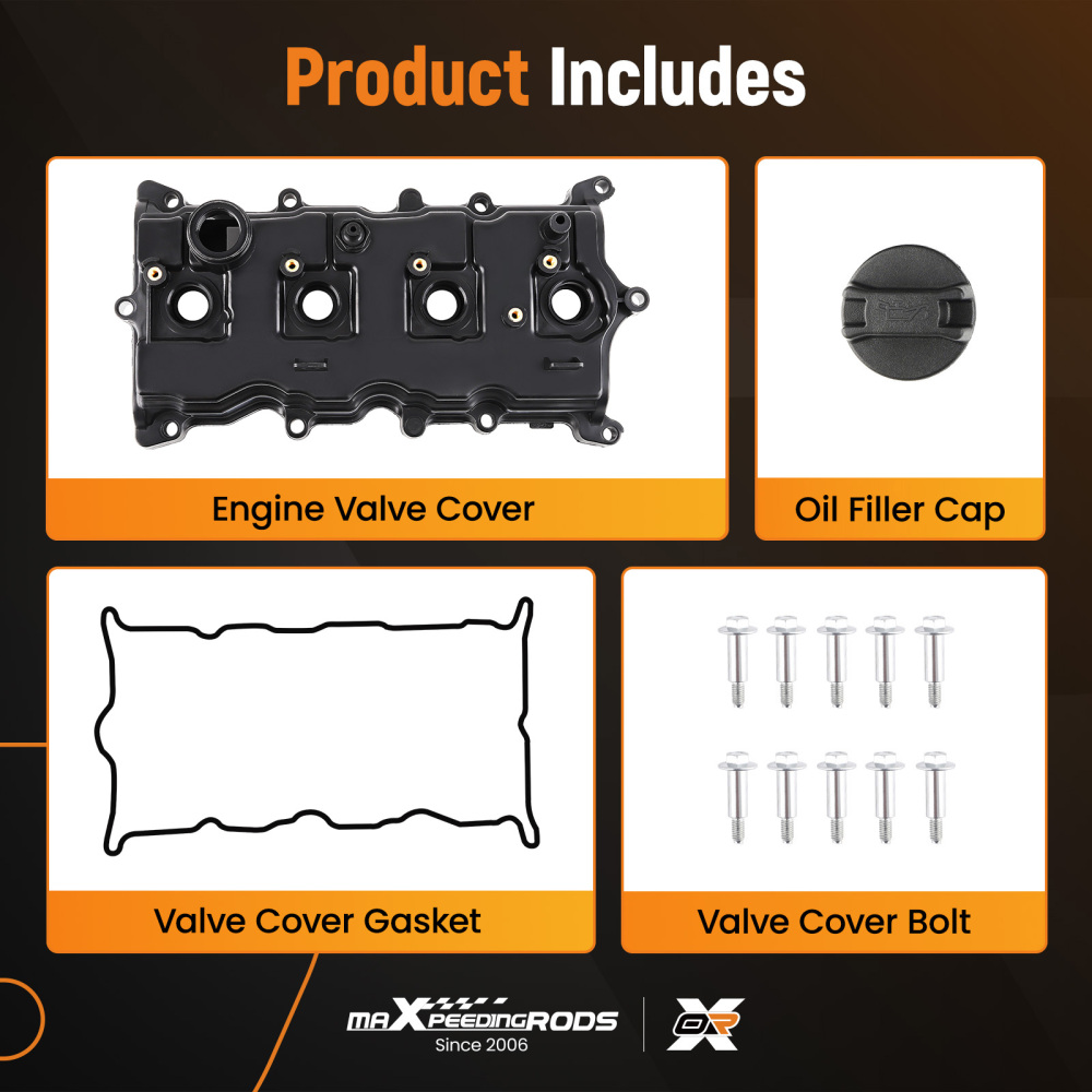 Engine Valve CoverGasketOil Cap compatible for Nissan Rogue 2.5L 2008-2012 13264JG30A