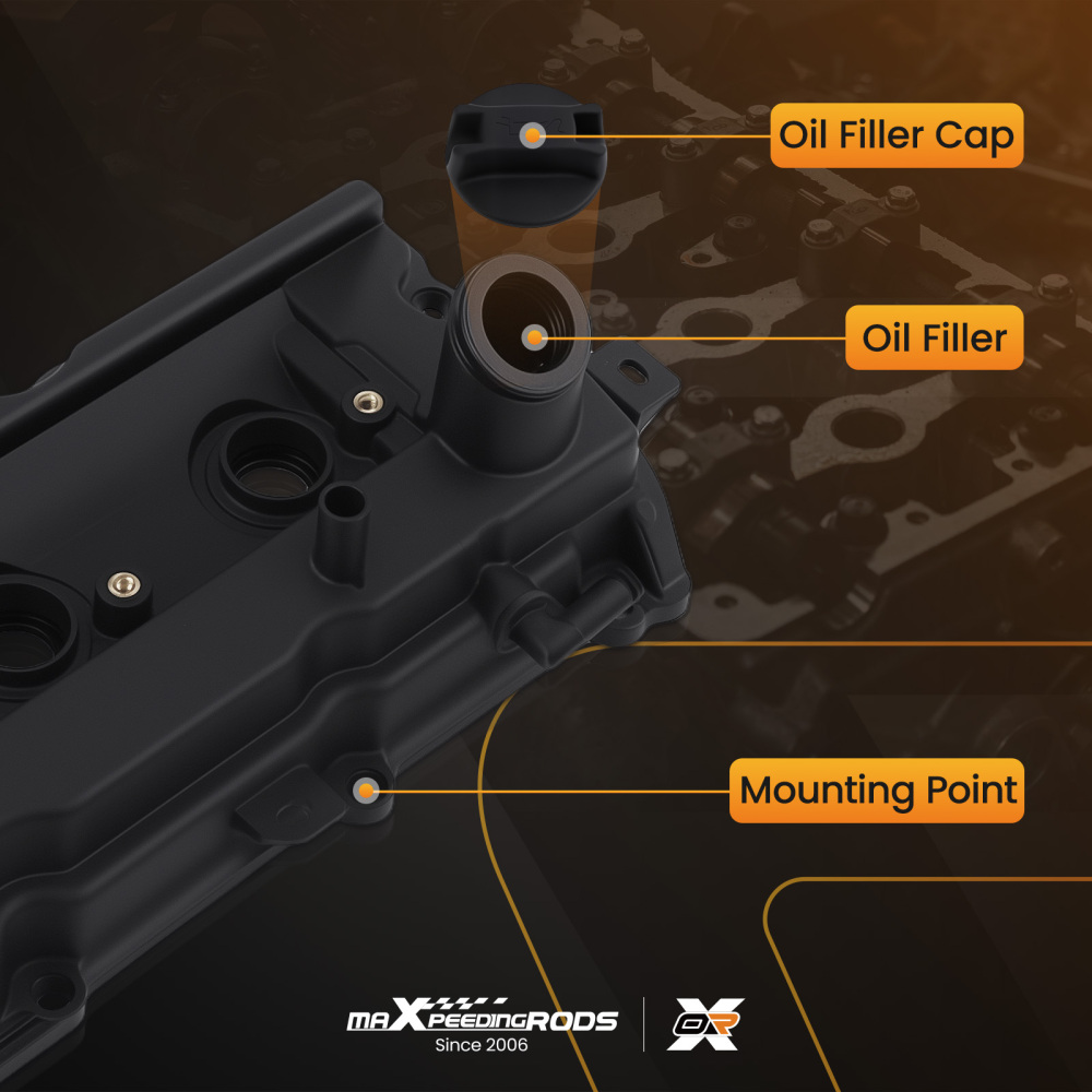 2pcs Valve Cover ForNissan 350Z V6 3.5L 2007-2009 13264JK20A , 13264JK20B