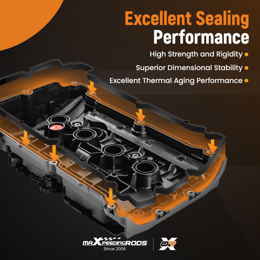 Engine Valve Rocker Cover compatible for Citroen C4 C5 DS3 DS4 DS5 compatible for Peugeot 207 208 308 1.6T