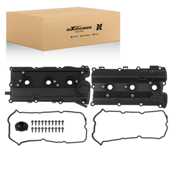 2PCS Valve Cover Set w/ GasketCap for 03-07 compatible for Infiniti FX35 G35 M35 compatible for Nissan 350Z
