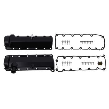 Aluminum Valve Cover Set Compatible for Ford Lincoln 4.6L 5.4L V8 1997-2004 7C2Z6582A