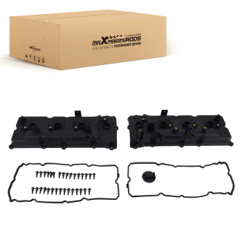 Black Engine Valve Cover compatible for Infiniti QX56 5.6L V8 13264-7S010 2004-2010